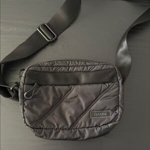 Ganni Black Crossbody Bag